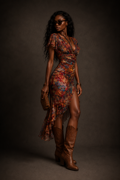 VALERIA|VESTIDO BOHO SALVAJE