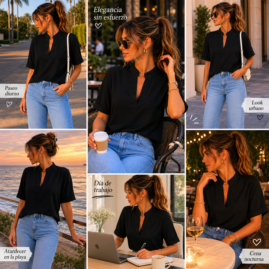 Alessia|Blusa Everyday Chic
