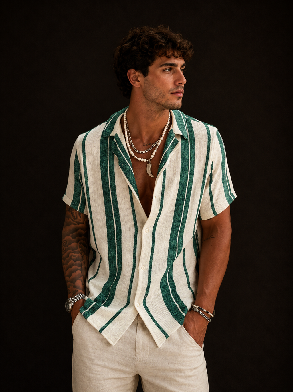 Capri | Camisa Riviera Rayas