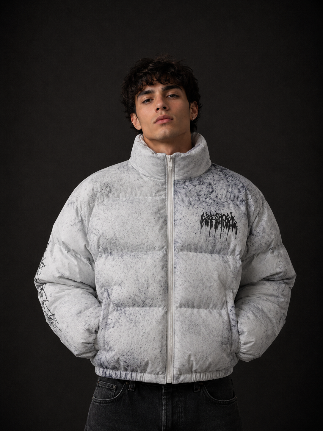 Chaqueta Puffer Nova Drip – Streetwear Oversize con Diseño Urban