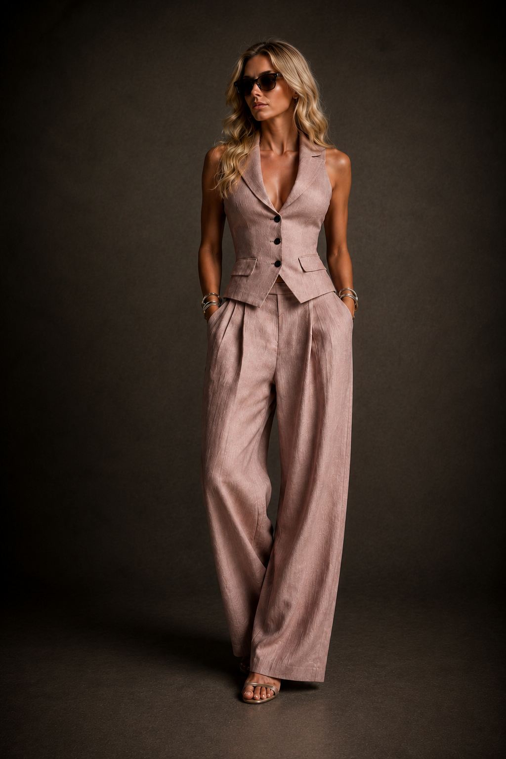 CELESTE|CONJUNTO ELEGANTE