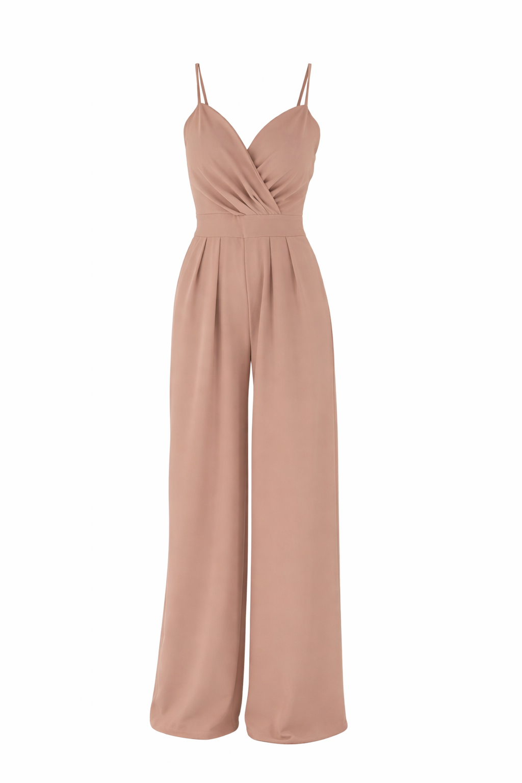 Mono Elegante Nova Drip – Corte Fluido, Escote Cruzado y Ajuste Premium (Beige/Nude)