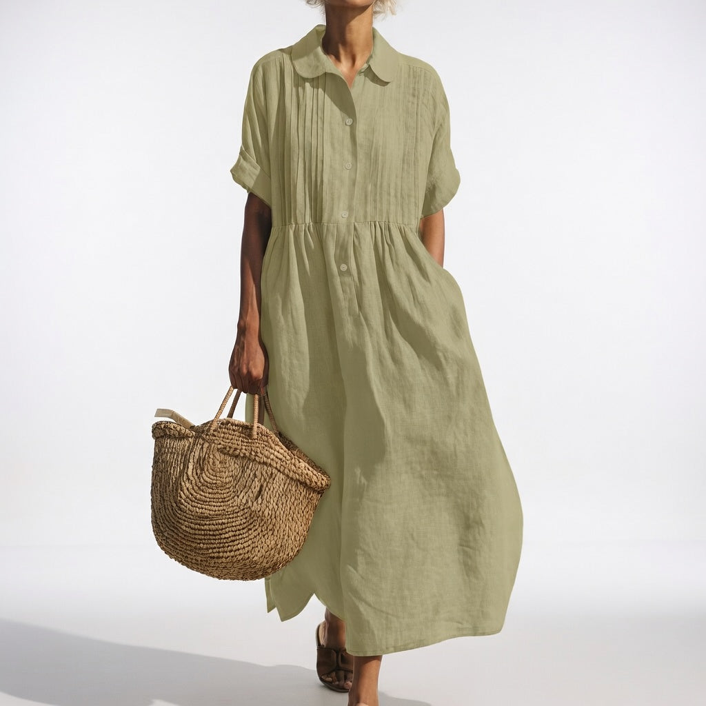 Lysandra | Vestido Camisero Ligero y Veraniego
