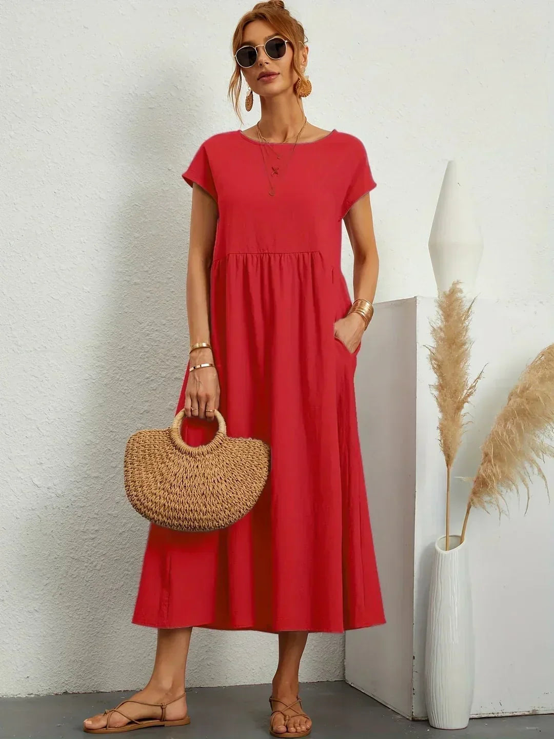 Gabrielle | Vestido midi fluido de elegancia atemporal