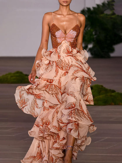 Medina | Vestido Maxi Papillon Signature