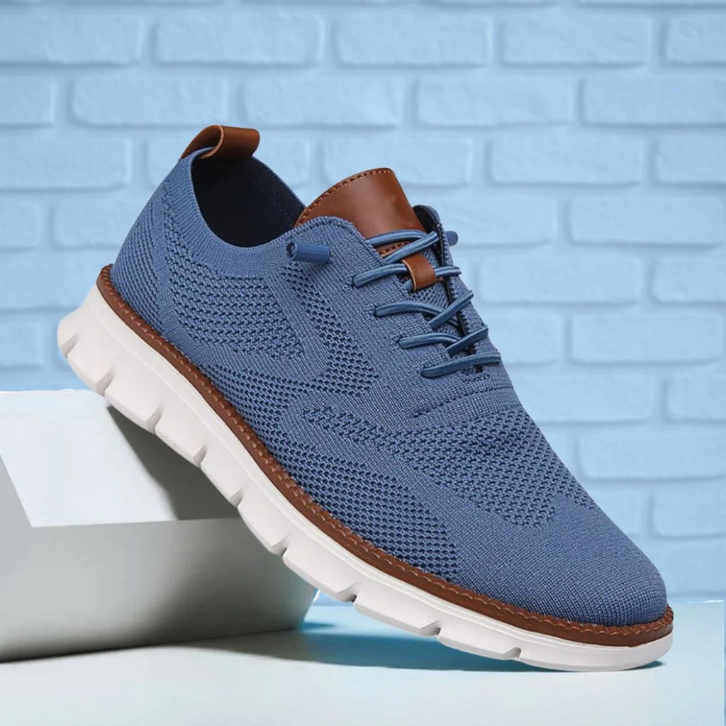 Zapatos Transpirables Ultracomfort: Azul-blanco