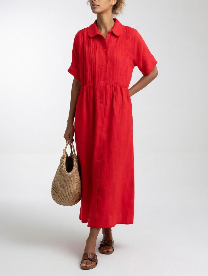 Lysandra | Vestido Camisero Ligero y Veraniego