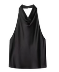 Top Satinado Halter – Sexy & Elegante