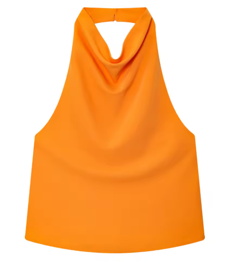 Top Satinado Halter – Sexy & Elegante
