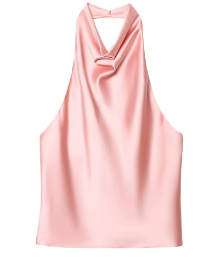 Top Satinado Halter – Sexy & Elegante
