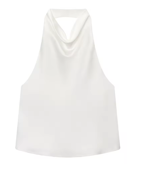 Top Satinado Halter – Sexy & Elegante