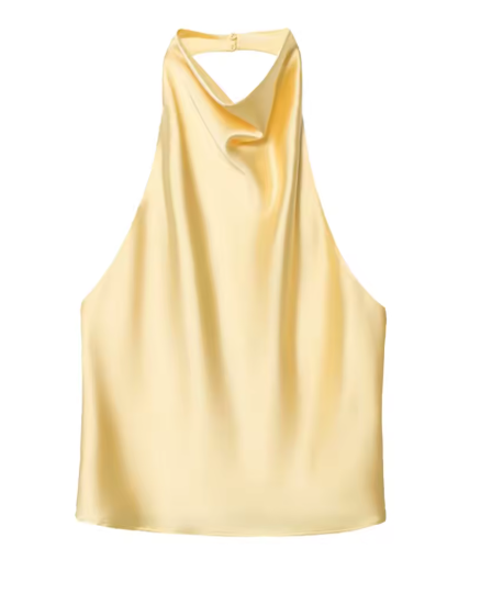 Top Satinado Halter – Sexy & Elegante