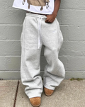 Pantalón Track Nova Drip – Jogger Wide Leg con Rayas Laterales