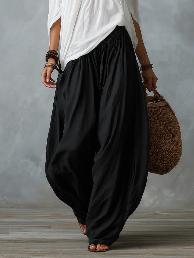 Isabella | Conjunto Boho Fluido con Pantalón Farol