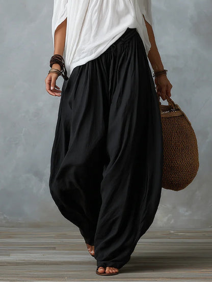 Isabella | Conjunto Boho Fluido con Pantalón Farol