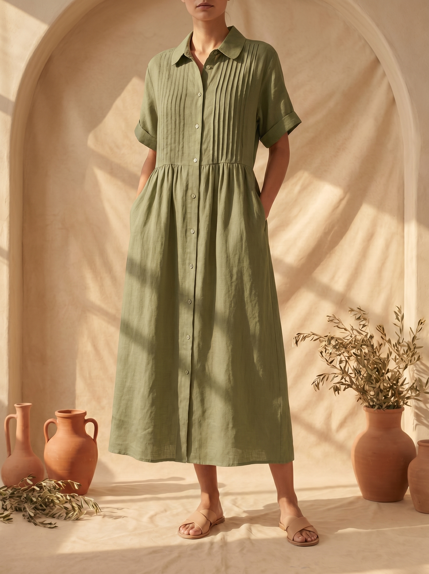 Lysandra | Vestido Camisero Ligero y Veraniego
