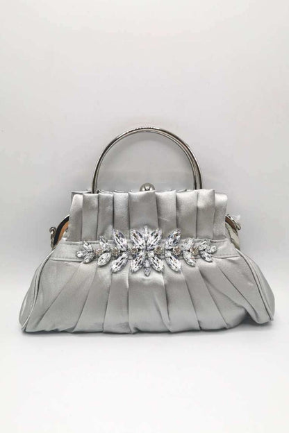 Bolso Clutch Renata Plateado