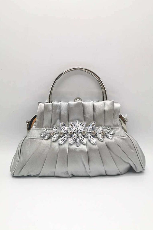 Bolso Clutch Renata Plateado