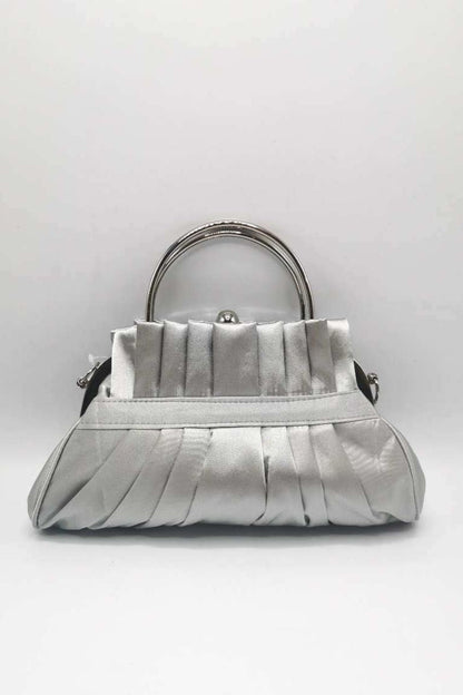 Bolso Clutch Renata Plateado