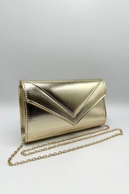 Bolso Clutch Amanda Dorado