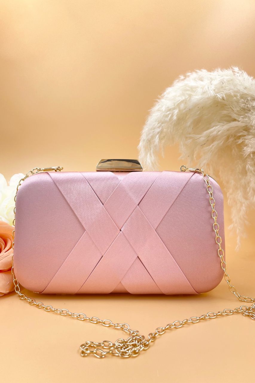 Bolso Clutch Tamara Rosa